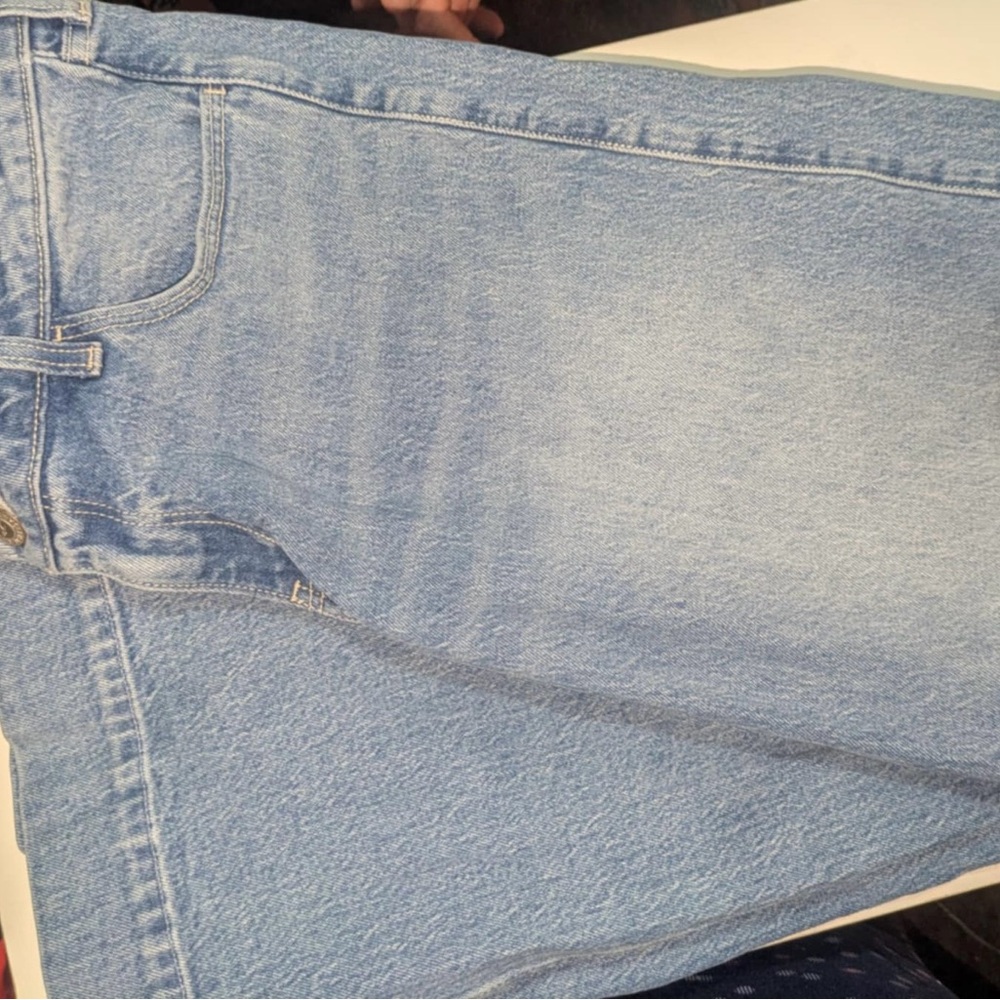 Low rise wide leg pants
